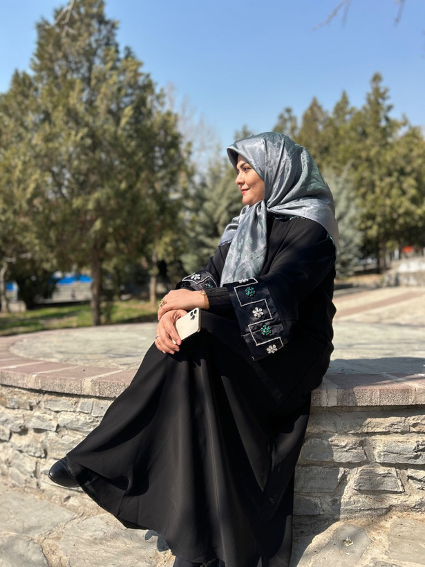 عبای جواهردوزی یاقوت سبز