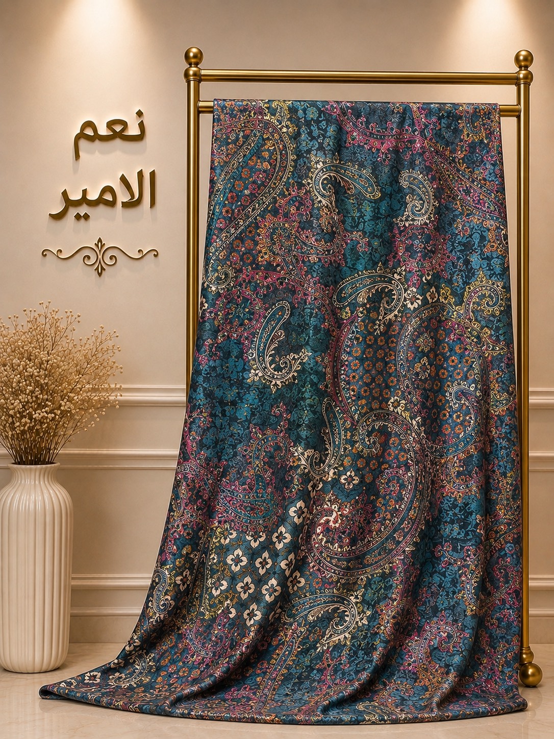 چادر رنگی وال هندی