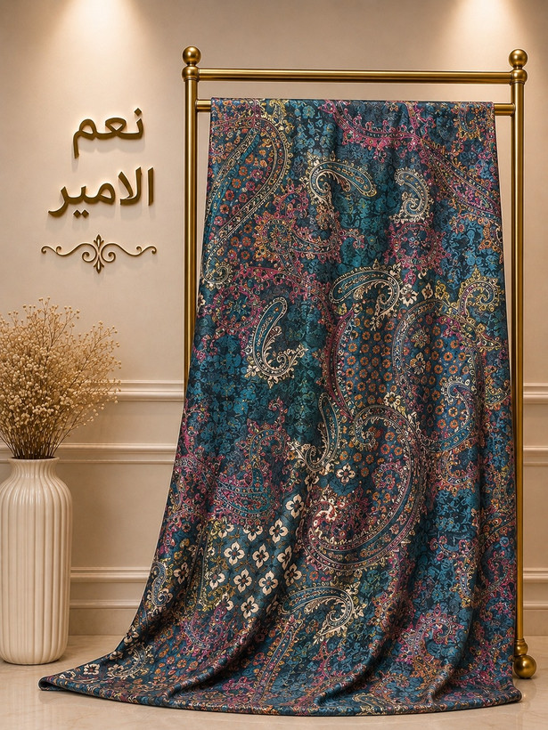 چادر رنگی وال هندی