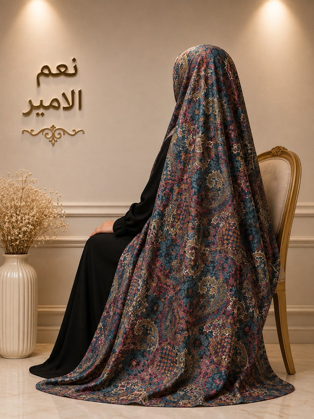 چادر رنگی وال هندی