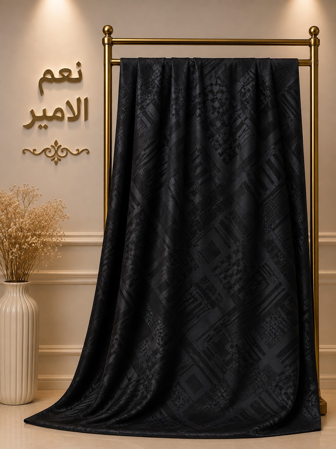 قواره چادری مشکی کره