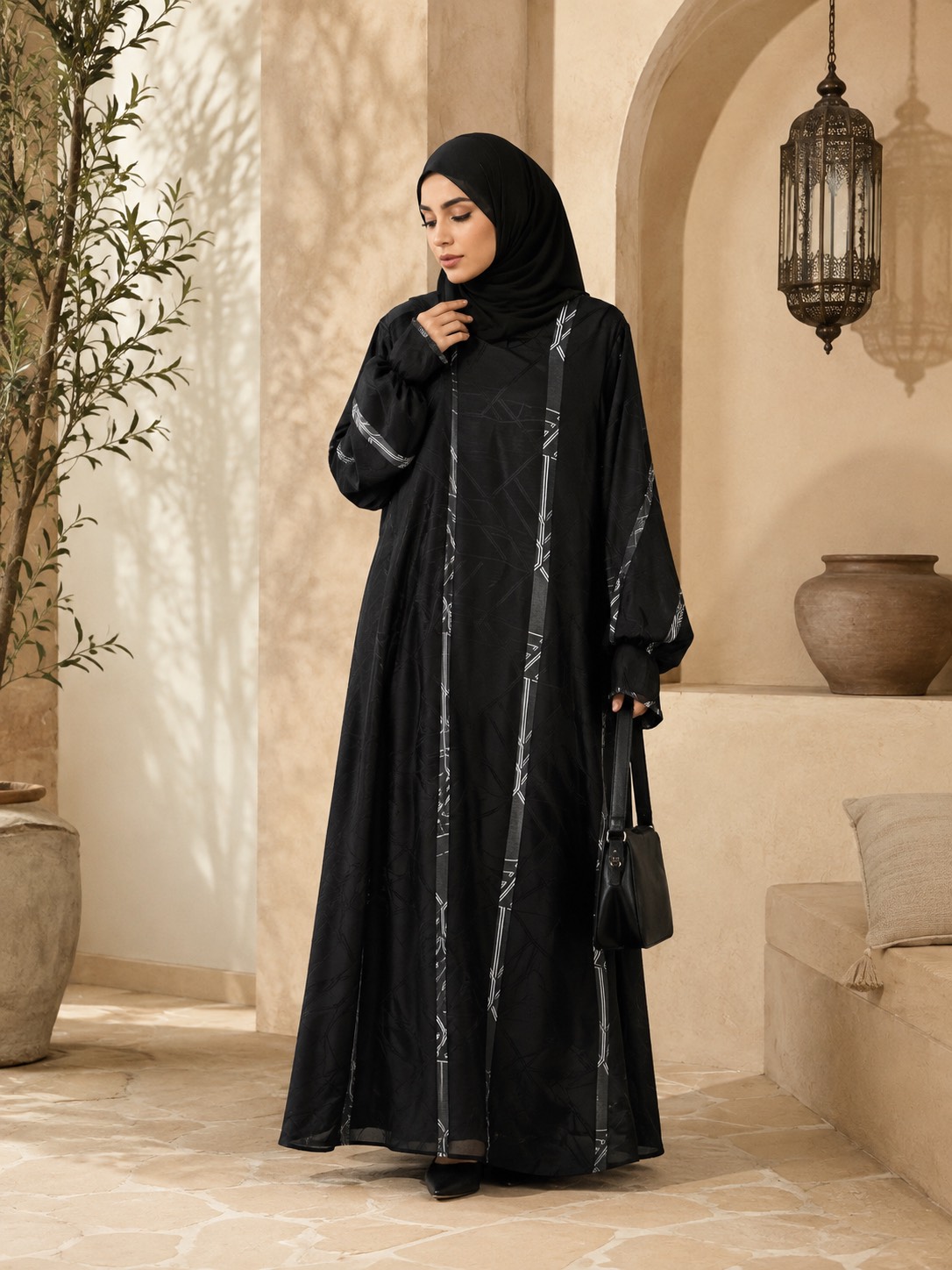 عبا ژاکارد ابریشم
